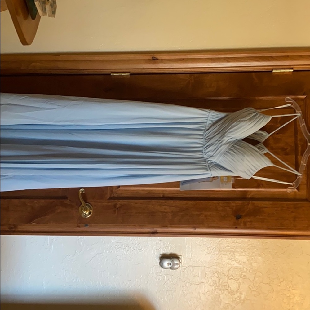 Blue bridesmaids/ prom dress